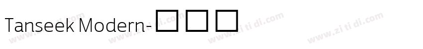 Tanseek Modern字体转换 Tanseek Modern字体转换